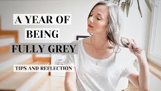 I have been grey for  A YEAR || MY grey hair LESSONS AND TIPS