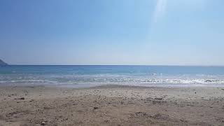 The sea in Isla Plana Murcia.