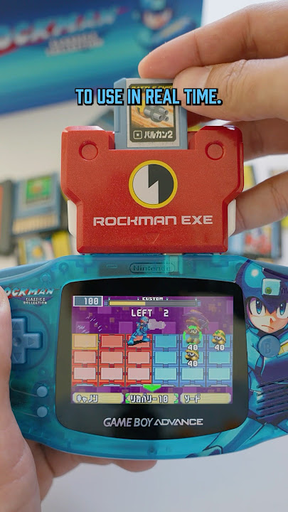 You could play with real Battle Chips in Megaman Battle Network on the GBA