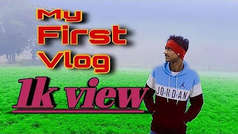 My first vlog 🙏