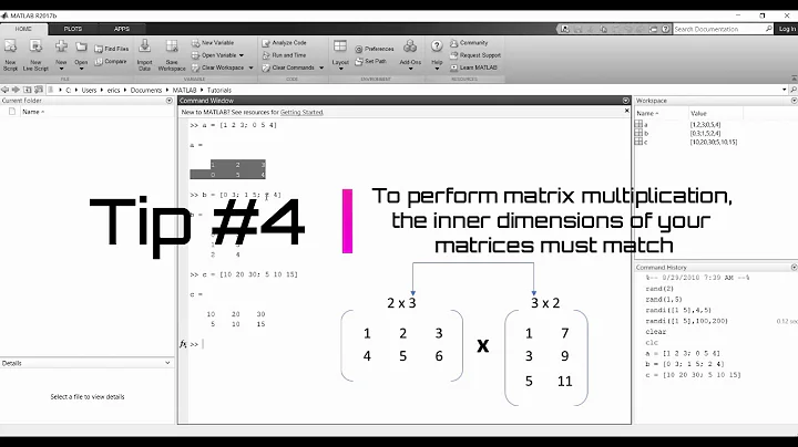 Matrix Operators | MATLAB Tutorial 4