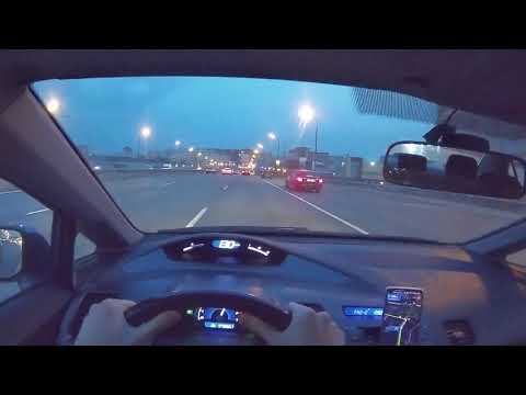 Шашки в Москве от первого лица l POV Honda Civic 4 d Moscow driving