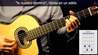 Como tocar "El último café" en guitarra/How to play "El último café" on guitar chords
