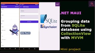 Celebrity .NET Maui Apps | Grouping data (Contact List) from SQLite database with MVVM in Mobile applications. Profile