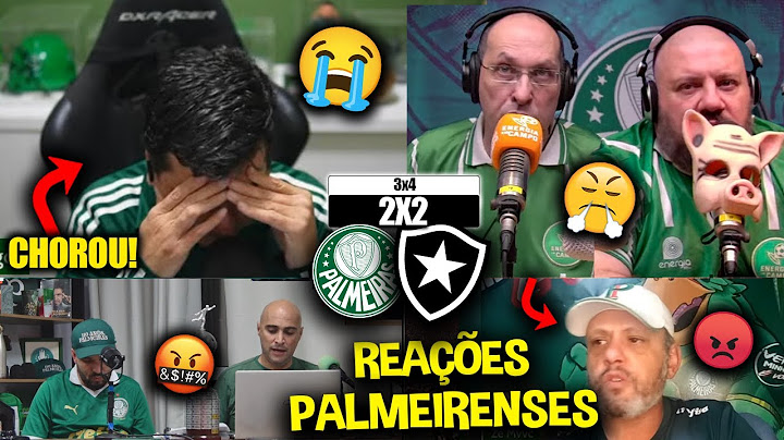 REAÇÕES dos PALMEIRENSES FURIOSOS com a ELIMINAÇÃO -PALMEIRAS 2X2 BOTAFOGO [REACT LIBERTADORES 2024]