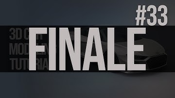 3D Car Modeling Tutorial - Audi R8 Spyder FINALE!
