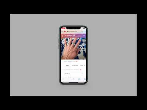 Trueview AR Web Demo on a Apple iPhone 11 Pro