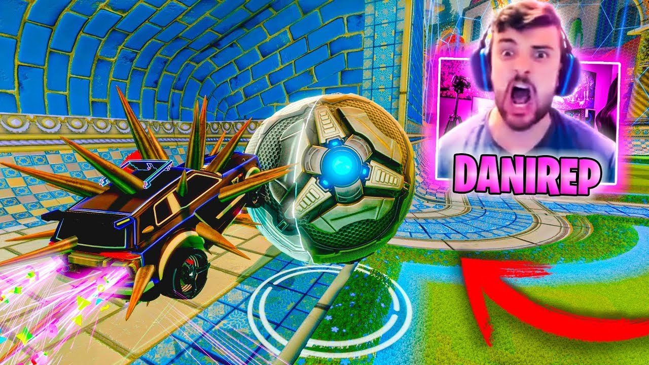 GOLAZO CON EL COCHE PINCHO!! AL LÍMITE!   ROCKET LEAGUE RUMBLE