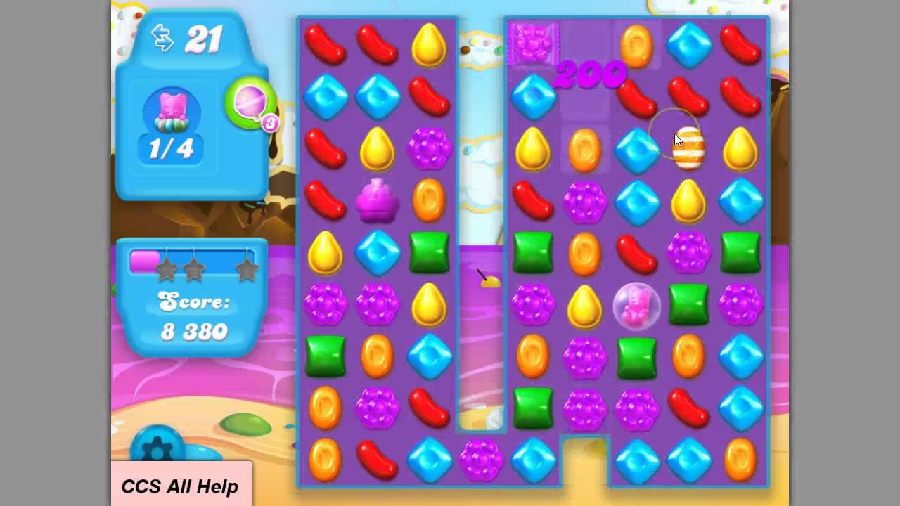 Candy Crush SODA SAGA level 34 basic strategy