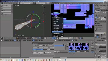 Creating a normal map with bake to Object Gauss Rifle Concept Weapon Part 15