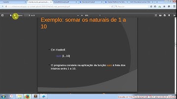 AULA 1 - A linguagem funcional haskell