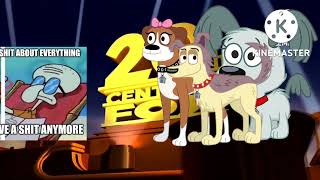 Pound Puppies Show In 20Th Century Fox But Squidward Say Get Off The Logo Now No