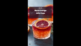 Blood Orange Jello Cups #Shorts