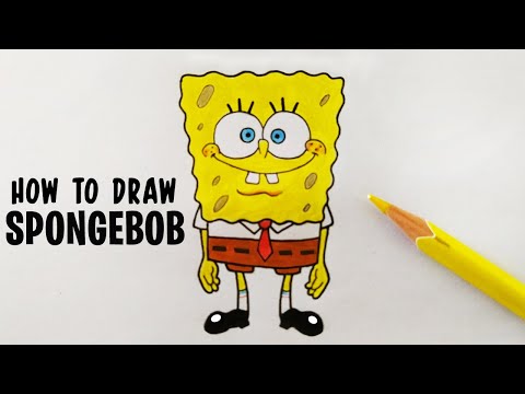 Video: Cách Vẽ SpongeBob Theo Từng Giai đoạn