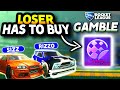 I CHALLENGED RIZZO & SIZZ TO ROCKET LEAGUE GAMBLE