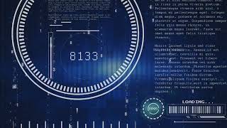 Famous Futuristic Cyber Security Interface with Digital Data Processing and HUD Elements Wealth