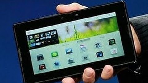 New Blackberry PlayBook: First Look