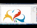          مهارات برنامج كوريل درو بن وبزر رسم الشعارات الباث