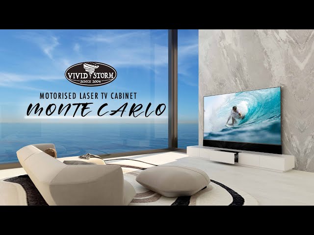 VIVIDSTORM Screen & TV Cabinet Monte Carlo Package