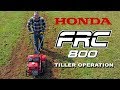 Honda FRC800 Tiller Operation