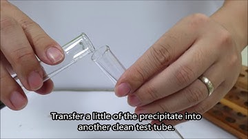 QA Lab Practical - Test for Cations - Iron(II) ion, Fe2+ with aqueous ammonia (NH3)