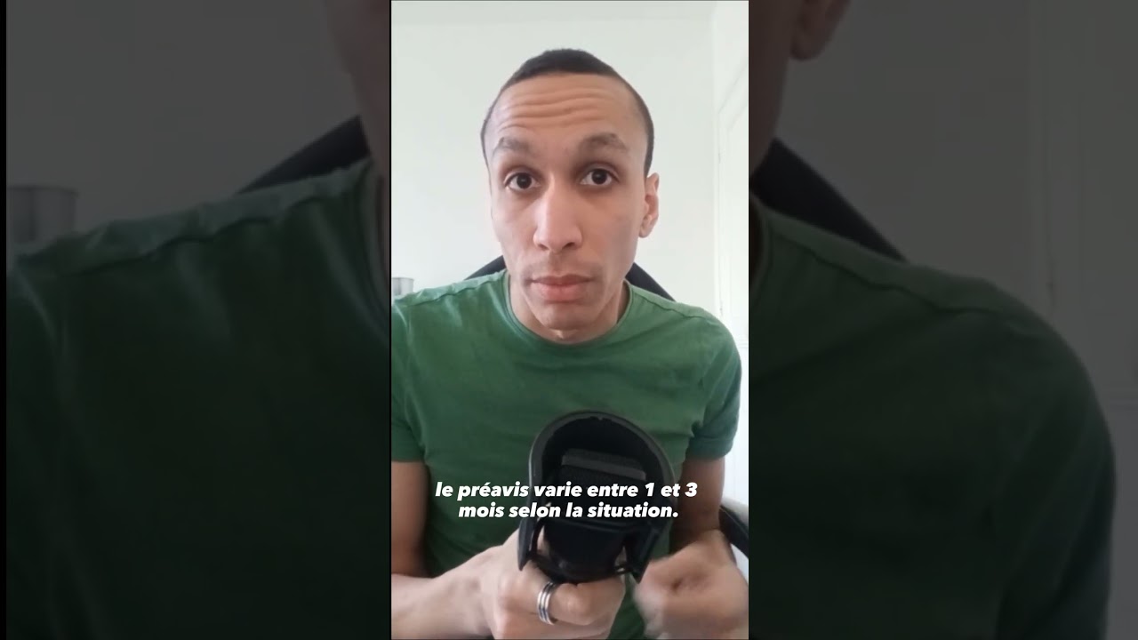 Quel est le délai de préavis pour un locataire qui donne congé ?