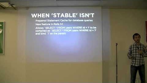 SFRails meetup migrating rails with a large codebase