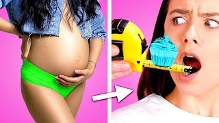 9 BEST PREGNANCY HACKS! Life Hacks & Funny Situations by Hungry Panda