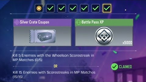 Call of Duty Mobile Kill 15 Enemies with Scorestreaks in MP Matches Task Complete