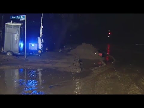 Mud and debris swamp parts of Palisades Fire zone