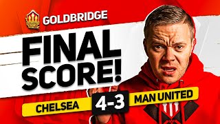 GUTTED! CHELSEA 4-3 MANCHESTER UNITED! GOLDBRIDGE Reaction screenshot 5