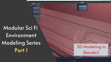 Modular Sci Fi Environment Modeling Series Part 1 (Blender)