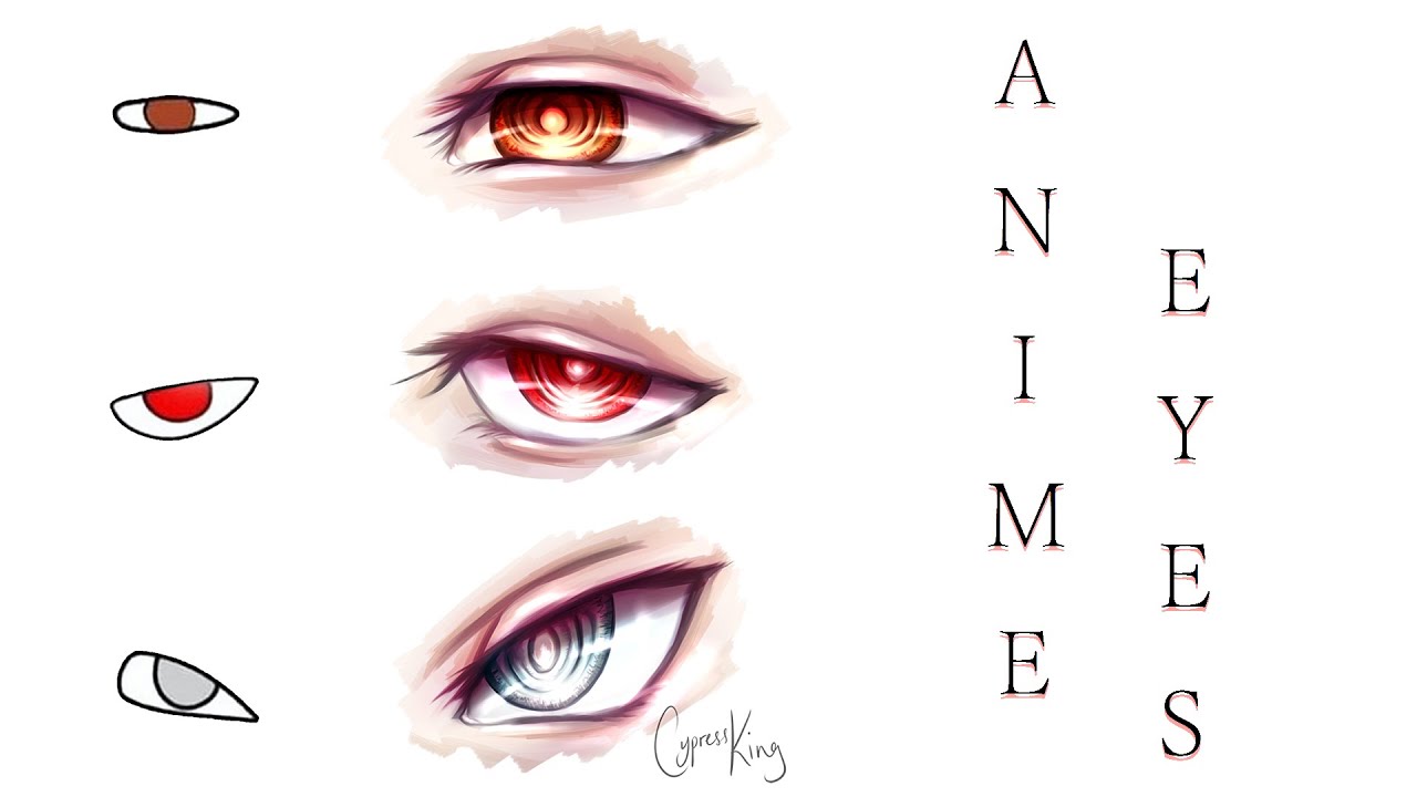 How To Draw Anime Eye Expressions // Eye Meme Speedpaint 