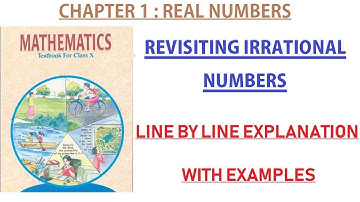 #005 REVISITING IRRATIONAL NUMBERS | REAL NUMBERS | CLASS 10 MATHS NCERT