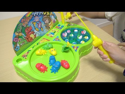ワニくん さかなちゃん つりつりDX - YouTube
