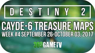 Destiny 2 IO Treasure Map Locations (Cayde-6 Treasure Maps Guide Week #4 26/09 - 03/10)