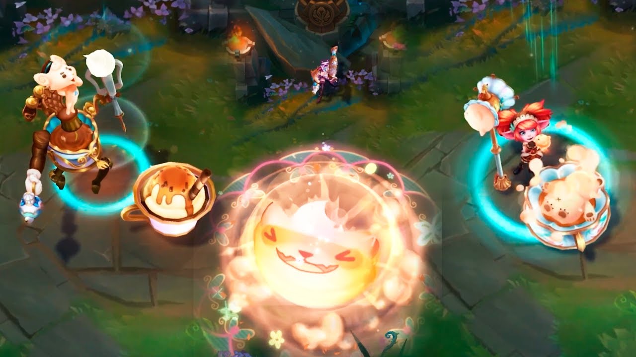 Confira as skins Kawaii Café para Poppy, Lulu, Rumble e Jinx!