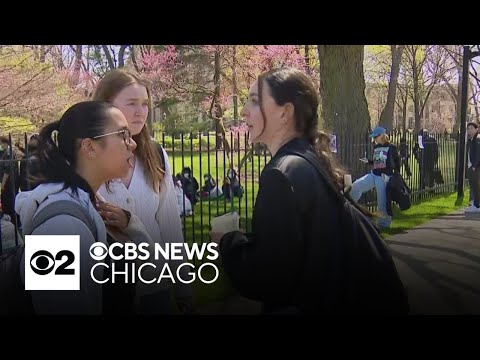 Some Jewish students say they feel unsafe amid protests at Northwestern University