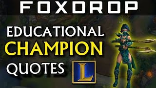 Champion Quotes to Make You a Better Player - League of Legends