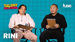 Can RINI and His Publicist Prove How Well They Know Each-other? | Talent Relations | Fuse