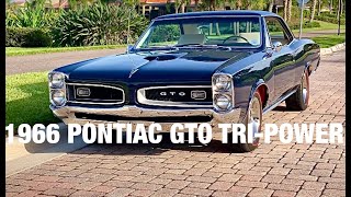 Cruising A '66 Pontiac GTO With A TriPower 389!
