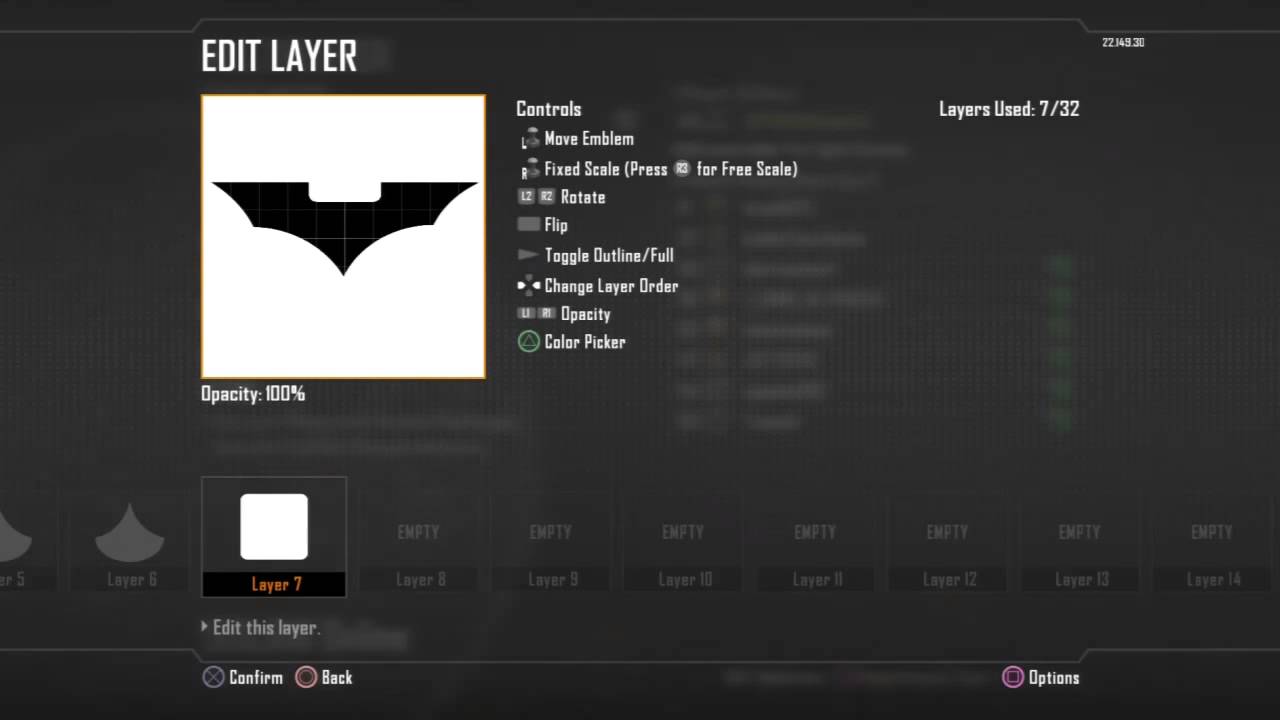 Black Ops 2 Dark Knight Rises (Batman) Emblem - YouTube