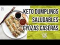 🥟LAS MEJORES GYOZAS KETO EMPANADA ASIATICA | AMAZING KETO DUMPLINGS DIM SUM | Manu Echeverri