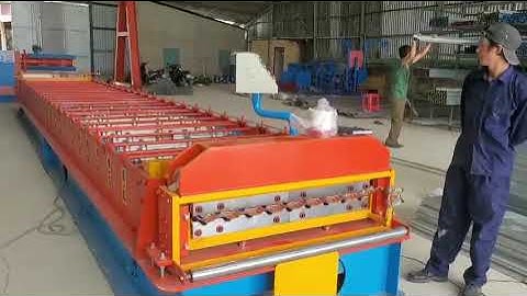 Máy Cán Tôn 9 Sóng Đầu Dập Vòm - Cơ Khí Đại Thắng