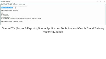 How to become Oracle Application Technical Consultant