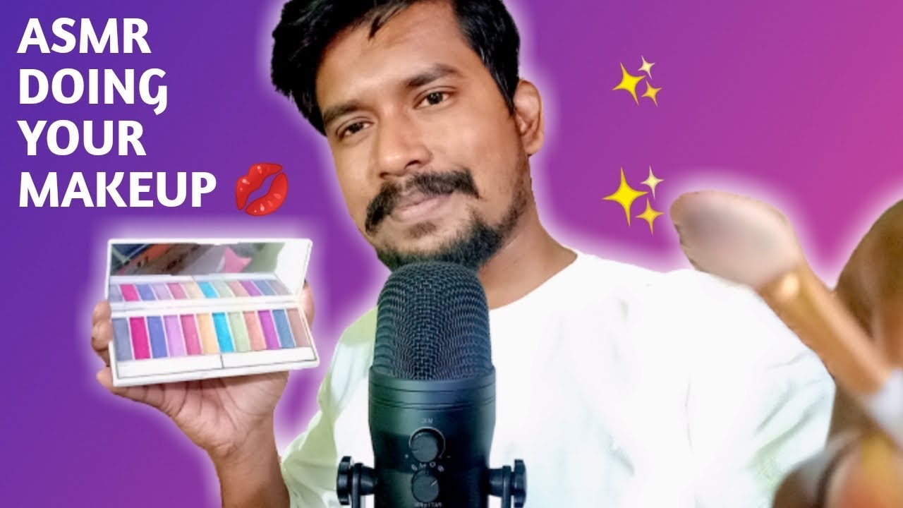 ASMR Doing Your Makeup💄| Personal Attention | Tapping, Wispering ...