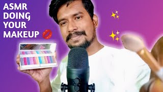 ASMR Doing Your Makeup💄| Personal Attention | Tapping, Wispering & Mouth Sounds 👄🤤