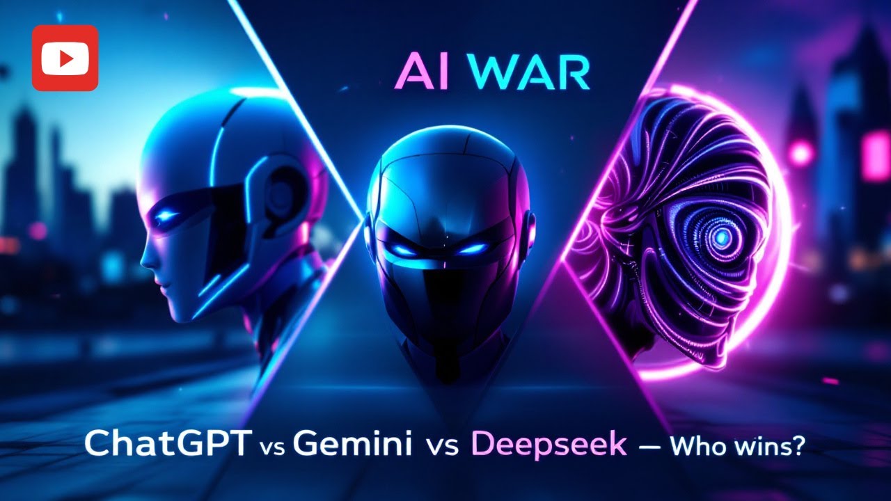 AI WAR: ChatGPT vs Gemini vs Deepseek – Who Wins? - YouTube