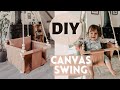 DIY Baby and Toddler Canvas Swing