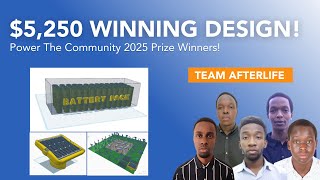 $5,250 Prize Winner – Team Afterlife (Distinguished Design Award) | Energy Mentors